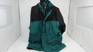 lot 81 image: New Stearns Tractel Sport Green & Black Parka Shell - Size XL
