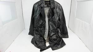 lot 90 image: Wilsons Thinsulate Black Womens Leather Jacket - Size Large