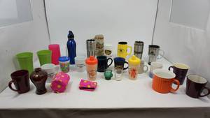 lot 127 image: Large Lot of CupsMugsGlassesStrohs Stein
