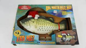 lot 104 image: New Collectible Big Mouth Billy Bass (Holiday)