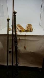 lot 162 image: Box of Curtain Rods & Shades