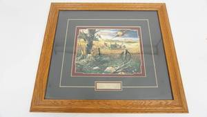 lot 177 image: Framed Autumn Harvest by Charles Freitag