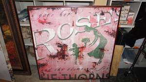 lot 181 image: Rodney White Canvas Painting