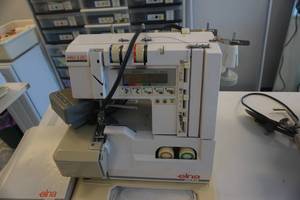 lot 6 image: Elna Pro 5 DC Computerized Commercial SergerSewing Machine