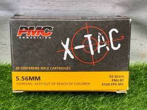 lot 6 image: 20 Rounds 5.56 Ammo Ammunition