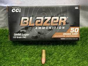 lot 8 image: 50 Rounds 9mm Ammo Ammunition