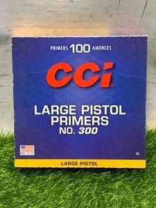 lot 21 image: 100 Large Pistol Primers No. 300