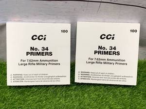 lot 37 image: 200 Large Military Primers No. 34