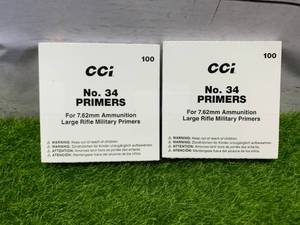 lot 36 image: 200 Large Military Primers No. 34