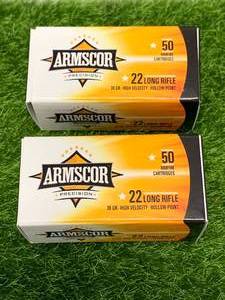 lot 42 image: 100 Rounds .22 Hollow Point Ammo Ammunition
