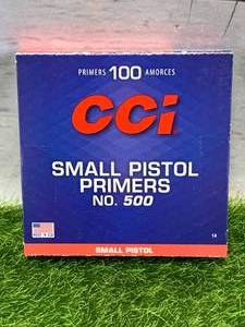 lot 48 image: 100 Small Pistol Primers No.500