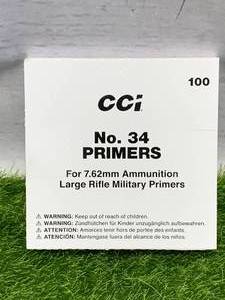lot 49 image: 100 Large Military Rifle Primers #34
