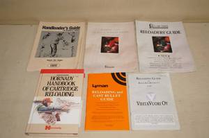 Hornady Hardcover Reloading Handbook and Various Guides
