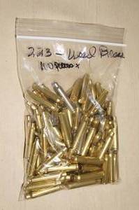 100 Empty .223 Shell Casings