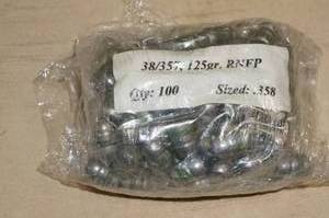 100 38357 125 Gr RNFP Bullets