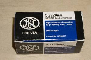 50 FNH 5.7 x 28mm 40 Gr Ammo