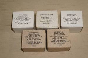 100 Rounds of TCW 7.62 x 39 Ammo