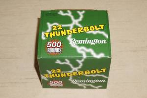 500 Remington .22 LR Thunderbolt Ammo