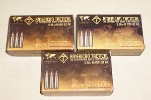 90 Rounds ATI 5.56 x 45mm 62 Gr Ammo