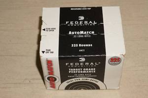 325 Federal AutoMatch .22 LR 40 Gr Ammo