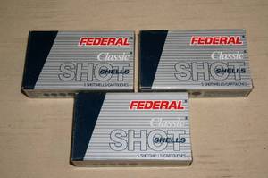 (15) Federal Classic 12 Ga 2-34 00 Buck Shotshells