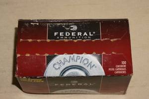 Partial Box - Federal Champion .40 S&W 180 Gr FMJ Ammo