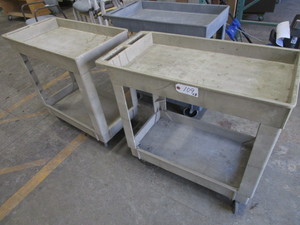 lot 109 image: RUBBERMAID SERVICE CARTS
