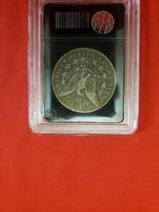 lot 2 image: 1878 Authenticated Morgan Silver Dollar
