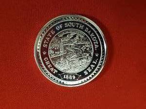 lot 26 image: 1)State of South Dakota Buffalo Round