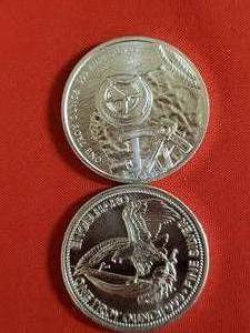 lot 32 image: 2- Silver Prospector Rounds