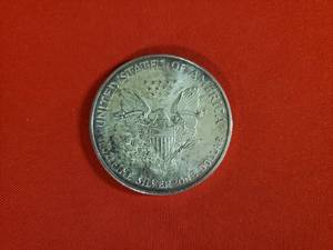 lot 53 image: (1) (2003) American Silver Eagle Dollar