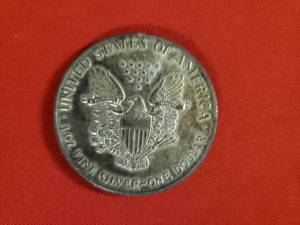 lot 54 image: (1) (1991) American Silver Eagle Dollar