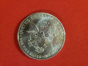 lot 55 image: (1) (1997) American Silver Eagle Dollar