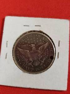 lot 64 image: 1905 s Barber Silver Half Dollar