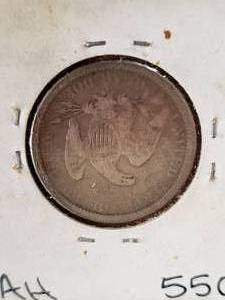 lot 75 image: 1875 Silver Seated Liberty Quarter