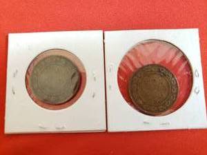 lot 142 image: Large Canadian Cents