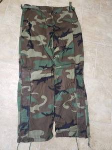 Mens Army Insulated Camouflauged  Pants