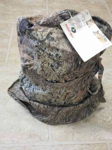 Cabelss Mossy Oak Camouflaged Head Cover Gear