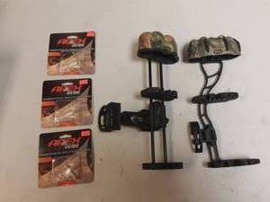 lot 68 image: 2-Apex Quivers, Tru-Light Glow Sight & 3-Apex Replacement Fibers