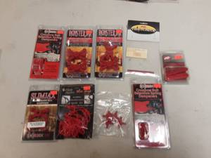 lot 84 image: Red Rod Dampeners, Limb Dampeners, Wire Wraps, Grips, More