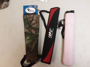 lot 103 image: 2-Hip Quivers & A Back Quiver