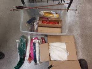 lot 165 image: Large Assortment Of Feathers & 2-Arrows