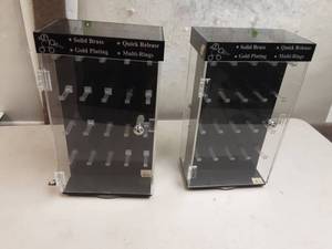 lot 166 image: 2-Display Cases