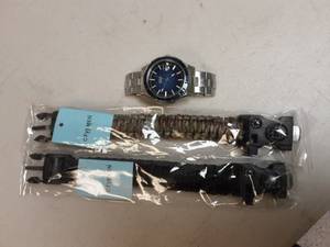 lot 167 image: 2-Caveman Gear Bracelets & Guess Watch
