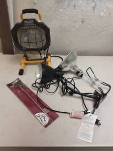 lot 168 image: Assortment Of Lights & A Turkey Fryer Thermometer