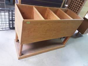 lot 187 image: Wood Divider 48x28