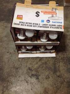 Lot of Phillip slimstyle dimmable br30 not used see pictures
