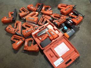 Lot of assorted Paslode Guns open box not tested see pictures