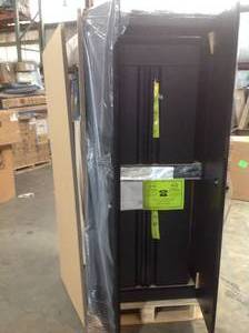 Husky Welded 78 in. W x 75 in. H x 19 in. D Steel Garage Cabinet Set in Black (4-Piece) see pictures