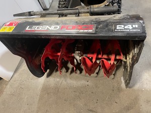 Legend Force 24 in. Two-Stage Gas Snow Blower with Electric Start In working conditions
